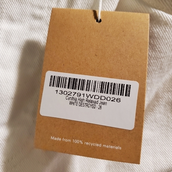 Reformation Cynthia High Relaxed Jean size 26 NWT - Picture 6 of 8